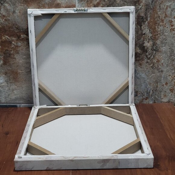 Starfish Scallop Shell Painting Canvas Hanging Wall Art Sea life Beach Decor - Picture 4 of 12